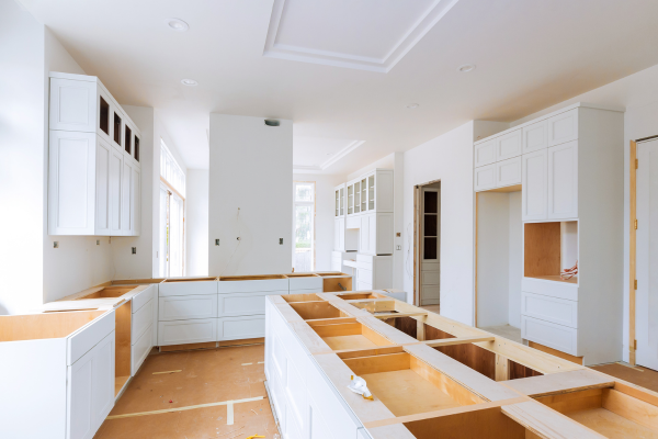 Custom Kitchen in Various of Installation Base Cabinets in home remodeling project