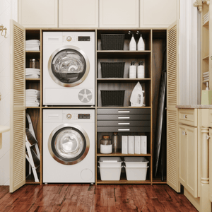 laundry room get organized in small space