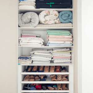 storage ideas to get organized in closet