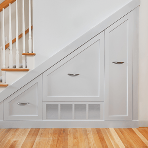 under stairs pull out cabinets